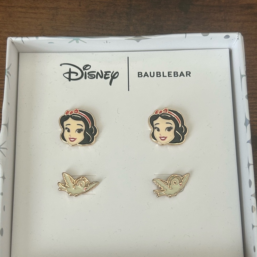 BaubleBar Snow White Enamel Pin - Black, Red, Cream
